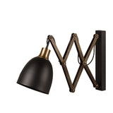 Wandlampen - Wandlamp Zwart Metaal Echelon - Dimehouse