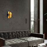 Wandlampen - Wandlamp Zwart Goud Metaal Echelon - Dimehouse