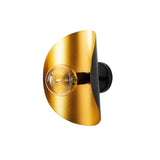 Wandlampen - Wandlamp Zwart Goud Metaal Echelon - Dimehouse