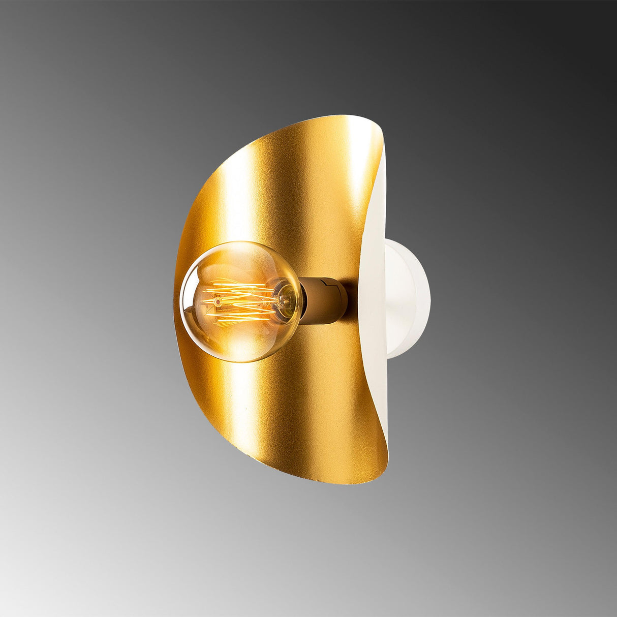Wandlampen - Wandlamp Goud Metaal Echelon - Dimehouse