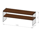 TV Meubels - TV Meubel Coral Walnoot Dennenhout 120x45x35 cm - Dimehouse