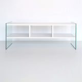 TV Meubels - TV Meubel Coral Wit Melamine 120x45x35 cm - Dimehouse