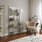Kaptafels - Kaptafel Avignon Goud Glas 100x85x30 cm - Dimehouse