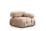 Banken - Modulaire bank 3 - zits Bubble velvet beige - Dimehouse