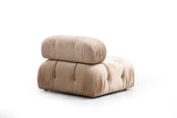 Banken - Modulaire bank 3 - zits Bubble velvet beige - Dimehouse