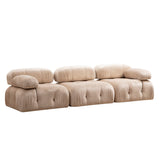 Banken - Modulaire bank 3 - zits Bubble velvet beige - Dimehouse
