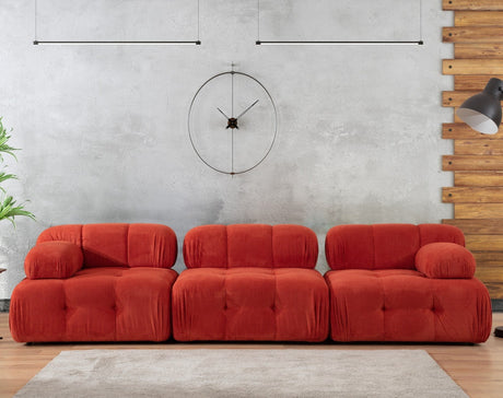 Banken - Modulaire bank 3 - zits Doblo rood - Dimehouse