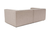 Banken - Modulaire XXL 2 - zits bank Sora 190 cm breed in Beige linnen - Dimehouse