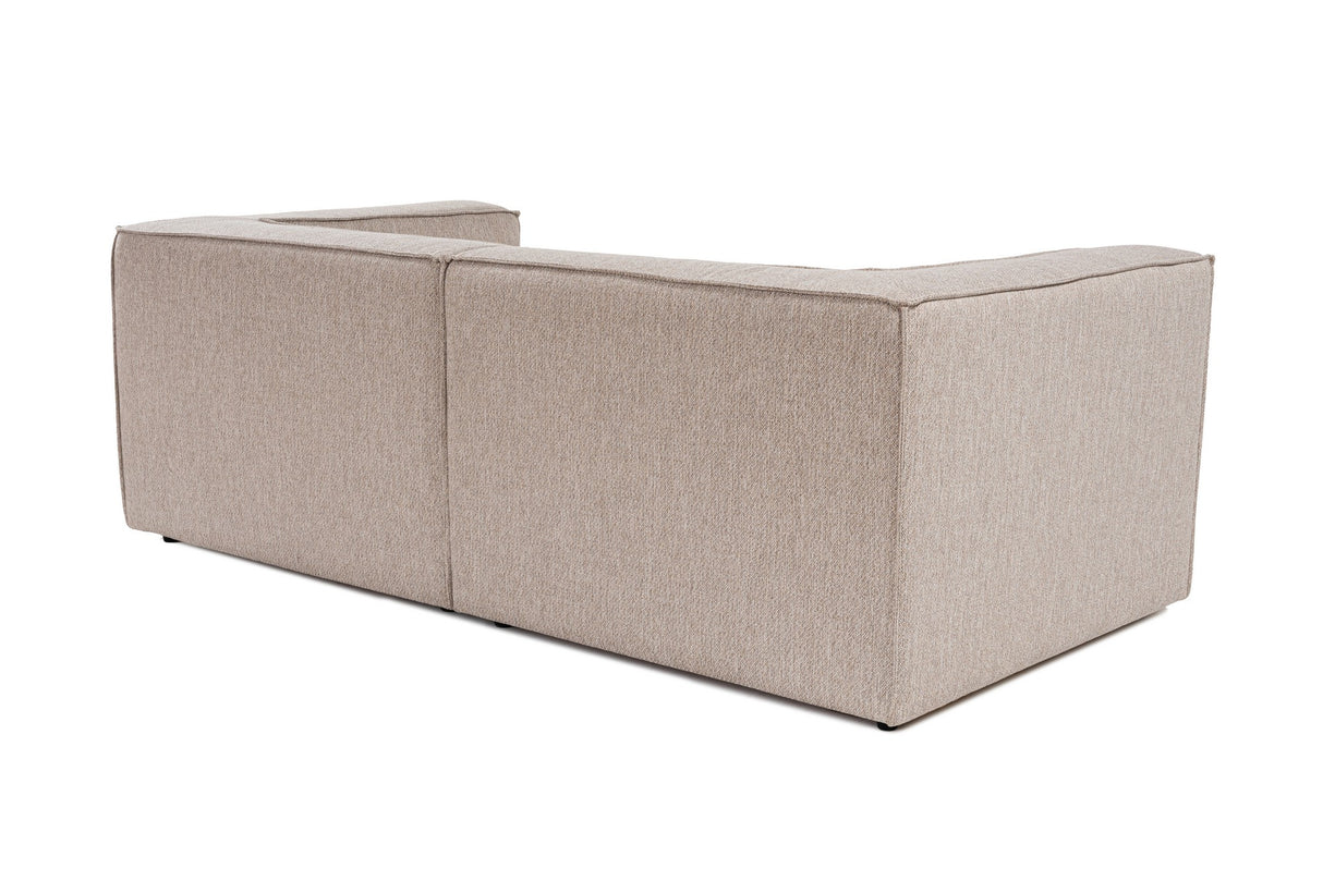 Banken - Modulaire XXL 2 - zits bank Sora 190 cm breed in Beige linnen - Dimehouse