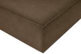 Banken - Modulaire XXL hoekbank taupe linnen 430 cm breed Sora - Dimehouse