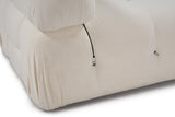 Banken - Modulaire bank 3 - zits Bubble bouclé wit - Dimehouse