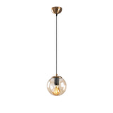 Hanglampen - Hanglamp Geel Glas Comet - Dimehouse