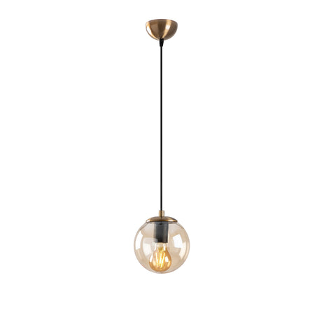 Hanglampen - Hanglamp Geel Glas Comet - Dimehouse