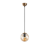 Hanglampen - Hanglamp Geel Glas Comet - Dimehouse