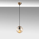 Hanglampen - Hanglamp Geel Glas Comet - Dimehouse