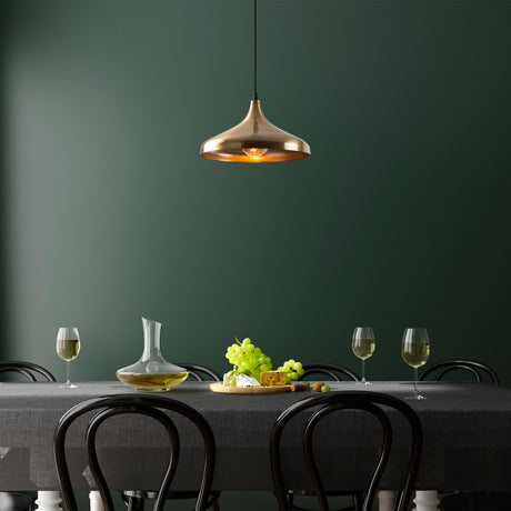 Hanglampen - Hanglamp Bronskleurig Metaal Eclipse - Dimehouse