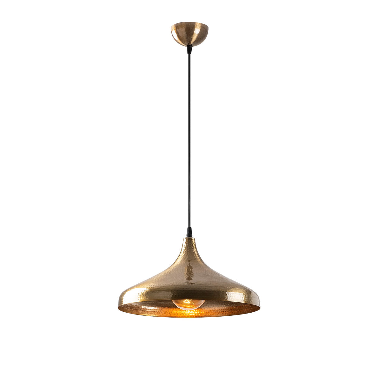 Hanglampen - Hanglamp Bronskleurig Metaal Eclipse - Dimehouse