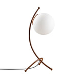 Tafellampen - Tafellamp Wit Glas Nightstrike - Dimehouse