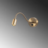 Wandlampen - Wandlamp Bronskleurig Metaal Veridia - Dimehouse