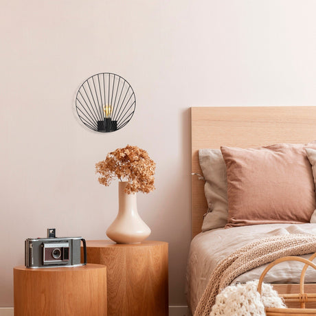 Wandlampen - Wandlamp Zwart Metaal Arbor - Dimehouse
