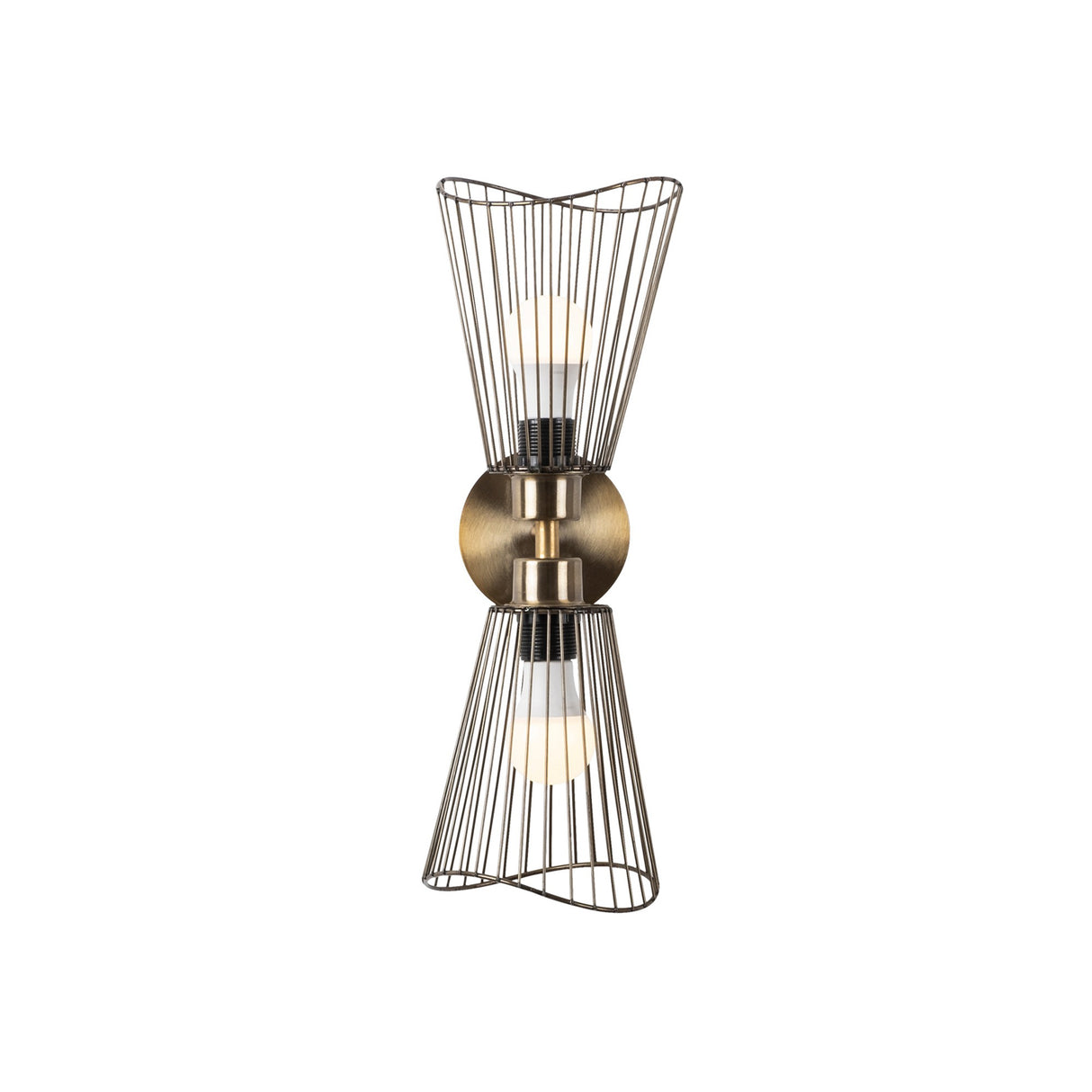 Wandlampen - Wandlamp Bronskleurig Metaal Void - Dimehouse