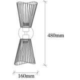 Wandlampen - Wandlamp Bronskleurig Metaal Void - Dimehouse