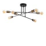 Plafondlampen - Plafondlamp Zwart Metaal Jade - Dimehouse