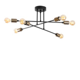 Plafondlampen - Plafondlamp Zwart Metaal Jade - Dimehouse