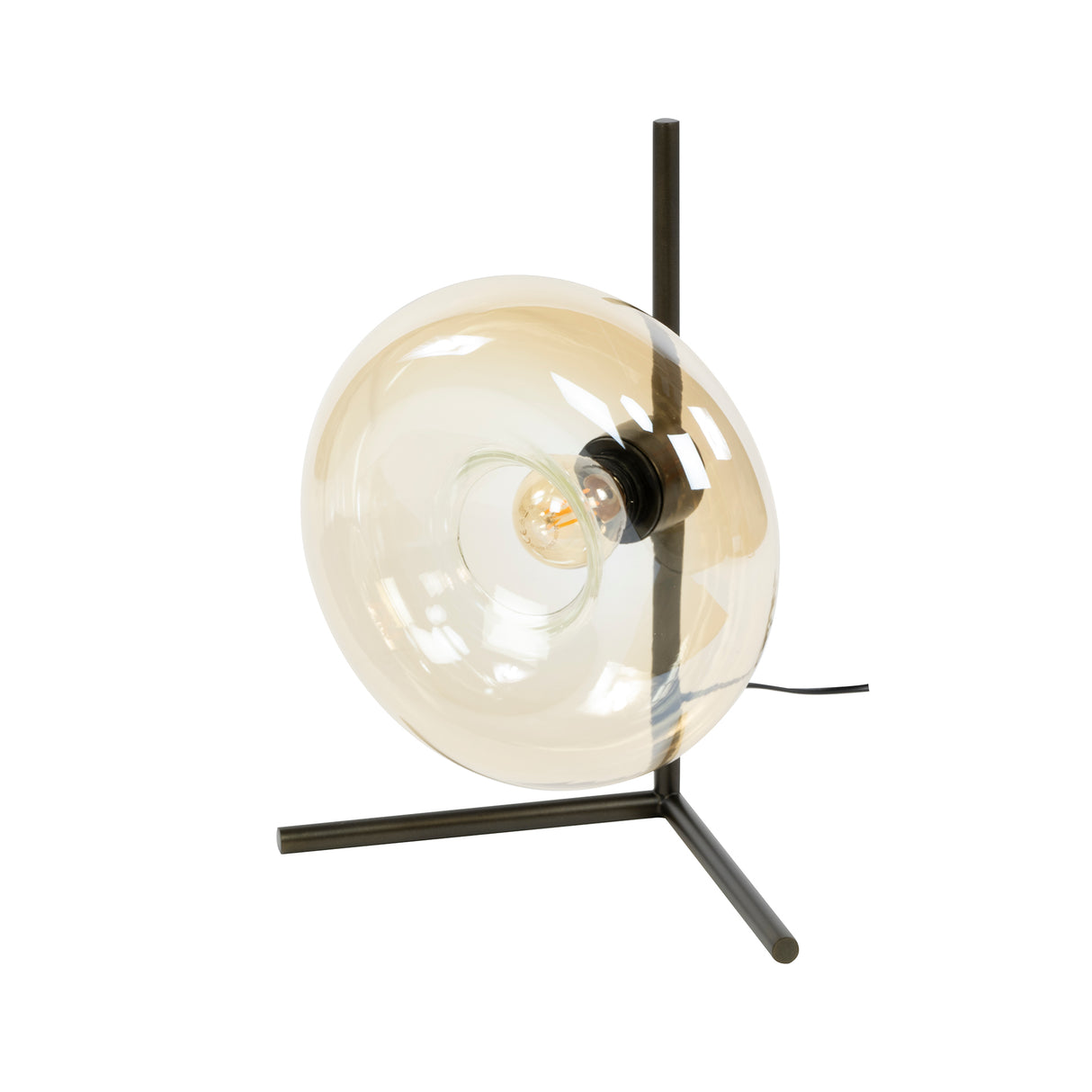 Tafellampen - Tafellamp Sola Amber Glas 40 cm - Dimehouse