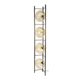 Vloerlampen - Vloerlamp Sola 4 - lichts Amber Glas 168 cm - Dimehouse