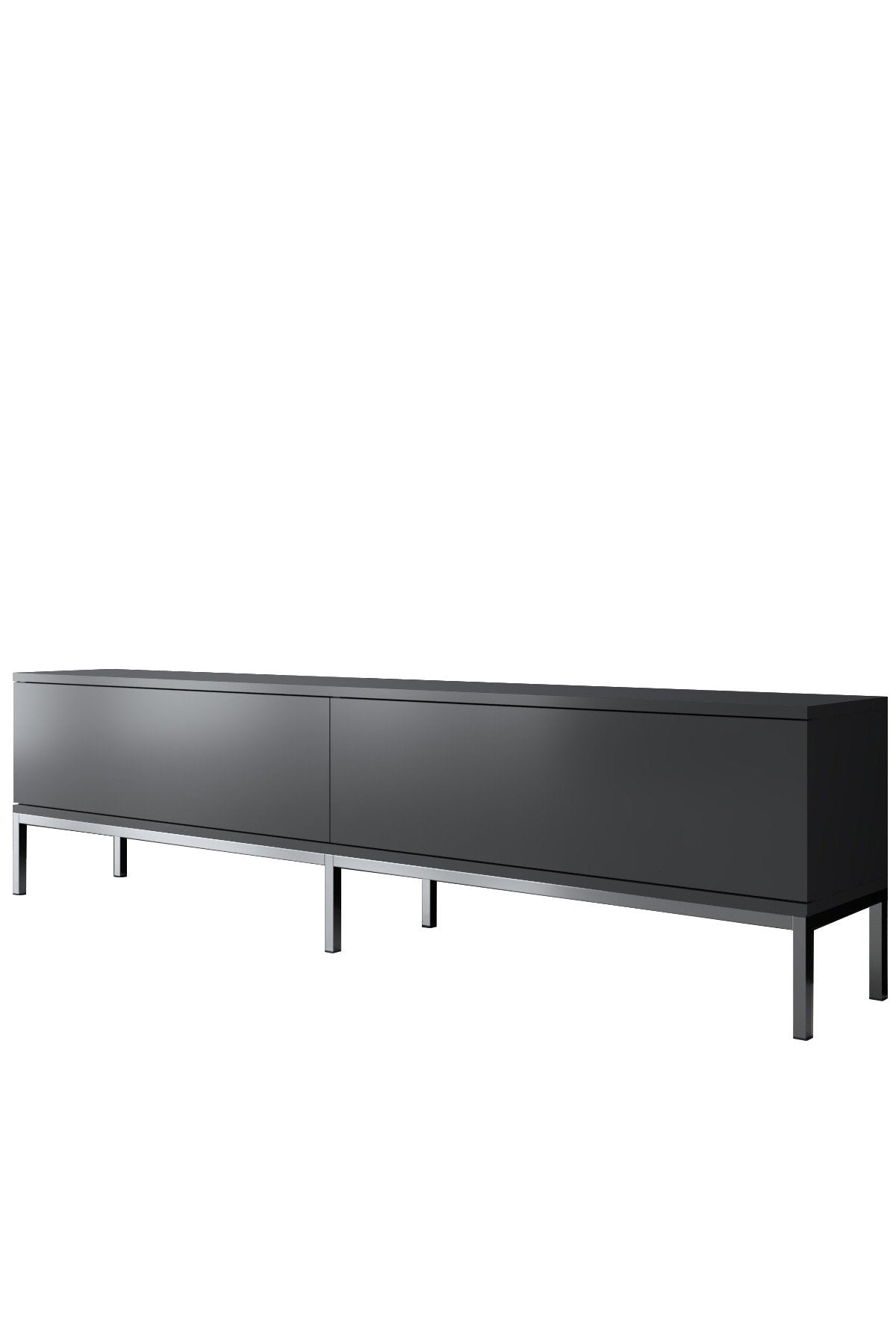 Meubelsets - Meubelset Antraciet Lord - Salontafel + TV Meubel + Dressoir - Zilver Frame - Dimehouse