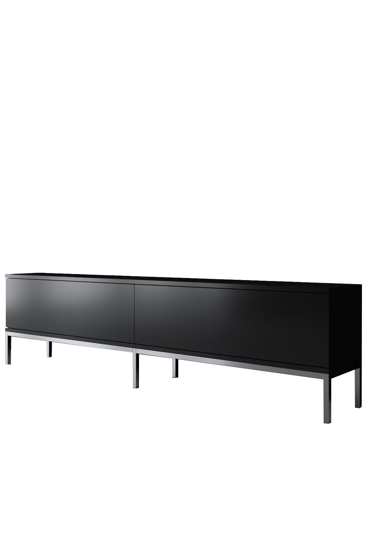 Meubelsets - Meubelset Zwart Lord - Salontafel + TV Meubel + Dressoir - Zilver Frame - Dimehouse