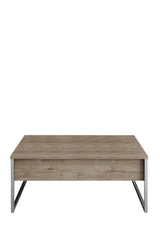 Meubelsets - Meubelset Walnoot Luxe - Salontafel + TV Meubel + Dressoir - Zilver Frame - Dimehouse