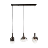 Hanglampen - Hanglamp Nexus 3 - lichts Zwart Metaal 105 cm - Dimehouse