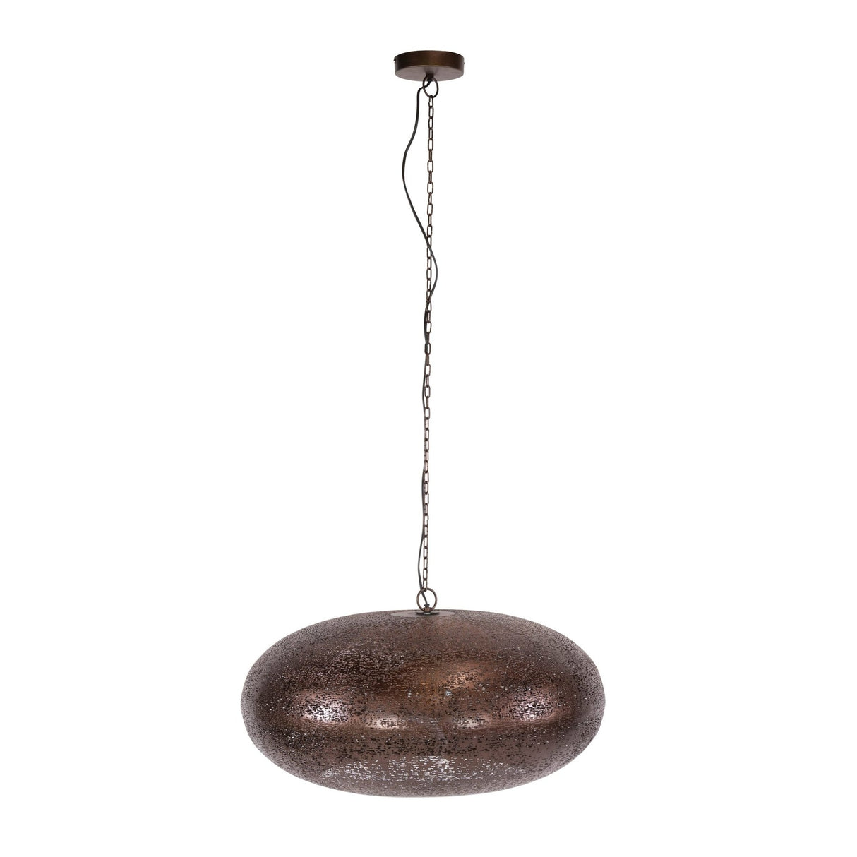 Hanglamp - Hanglamp 1 - lichts antiek koper Chase Ø68 cm - Dimehouse