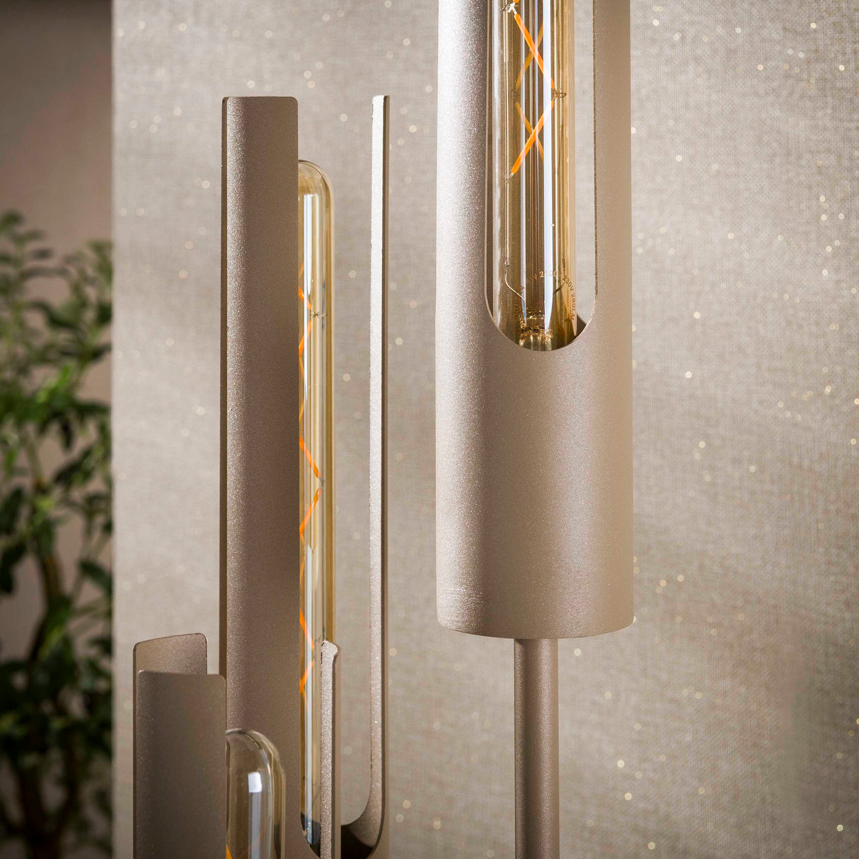 Vloerlamp - Vloerlamp Judy 5 - lichts getrapt beige - Dimehouse