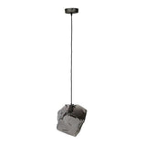 Hängelampe Rocks DH Innenraum verchromt LxBxH 45x34x34 Glas Weiß Foto Vorderansicht