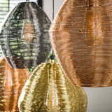 Hanglampen - Hanglamp Wez 5 - lichts gekleurd nikkel - Dimehouse