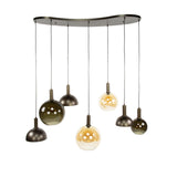 Hanglampen - Cluster Hanglamp Sienna 7 - lichts Bruin - Dimehouse