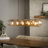 Hanglampen - Hanglamp Cai 5 - lichts amber glas - Dimehouse