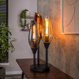 Tafellampen - Moderne Tafellamp Coco 3 - lichts zwart - Dimehouse