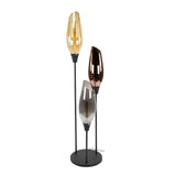 Vloerlampen - Moderne Vloerlamp Coco 3 - lichts gekleurd glas - Dimehouse