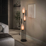 Stehlampe Cocoon 5-hellbraun gefrostet