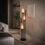 Stehlampe Cocoon 5-hellbraun gefrostet