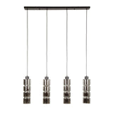 Hanglampen - Hanglamp Kik 4 - lichts cylinder glas - Dimehouse