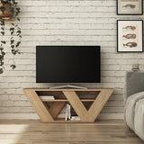 TV Meubels - TV Meubel Pipralla Eik Melamine 110x40x30 cm - Dimehouse
