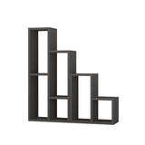 Boekenkasten - Modulaire vakkenkast antraciet melamine Sule 42x89x20 cm - Dimehouse