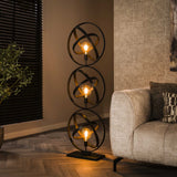 Vloerlampen - Vloerlamp Galaxy 3 - lichts zwart metaal - Dimehouse