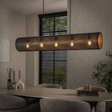 Hanglampen - Hanglamp Knox 5 - lichts mesh zwart - Dimehouse