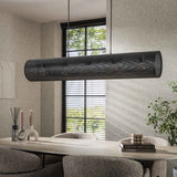 Hanglampen - Hanglamp Knox 5 - lichts mesh zwart - Dimehouse